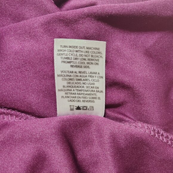 Wonder Nation plum purple floral mesh embroidered formal girls dress (M 7-8) - Picture 5 of 10